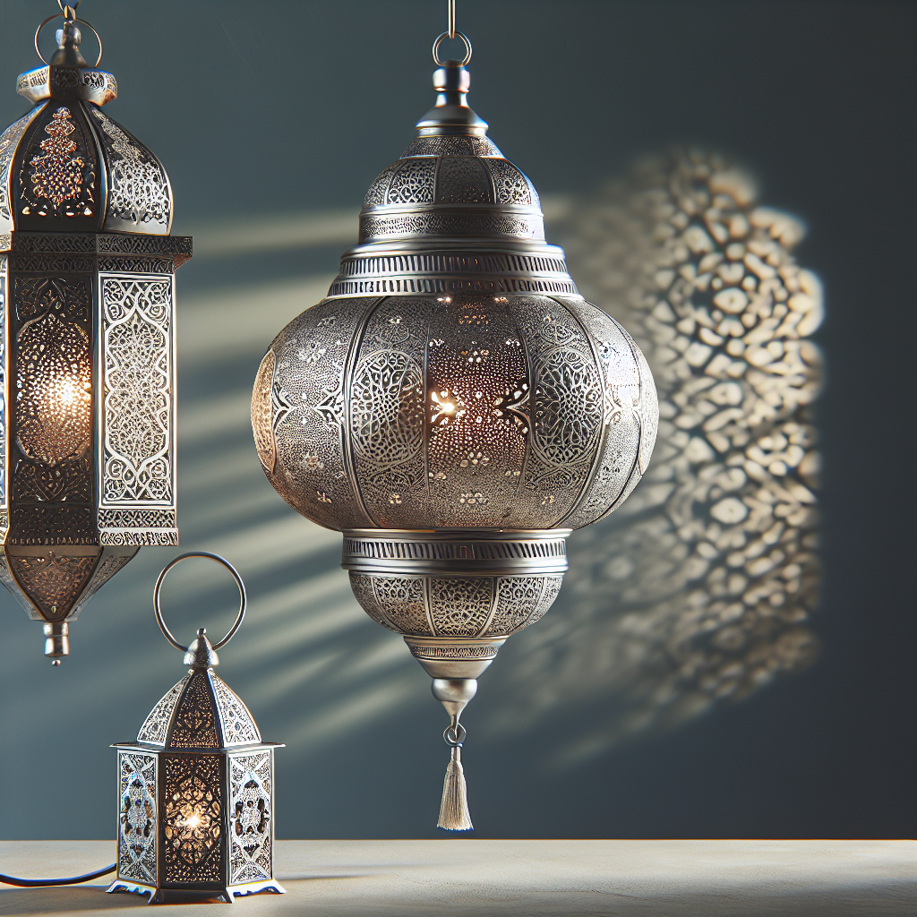 Dancing Silver Shadows: Moroccan Lantern Magic